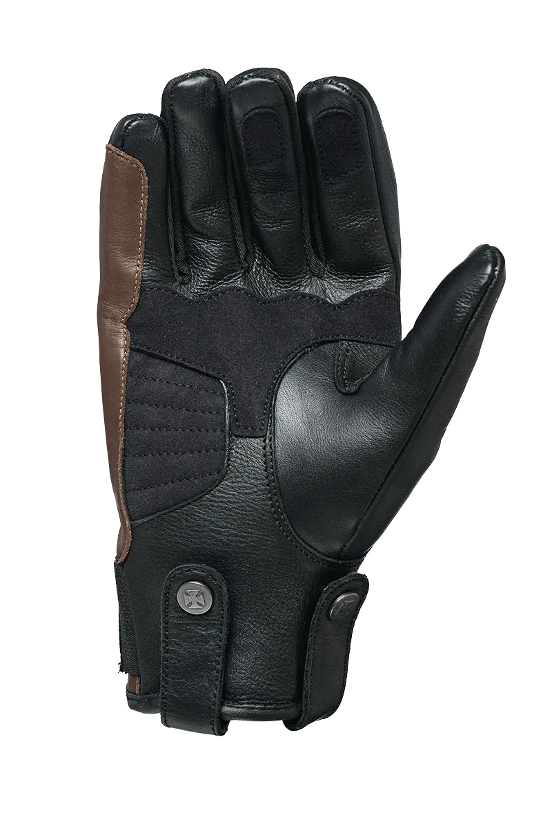 WCC - GRUNGE LEATHER RIDING GLOVE - Tobacco brown