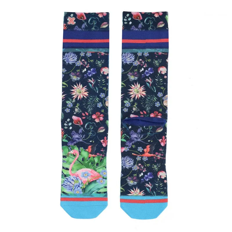 XPOOOS Socken Flamingo