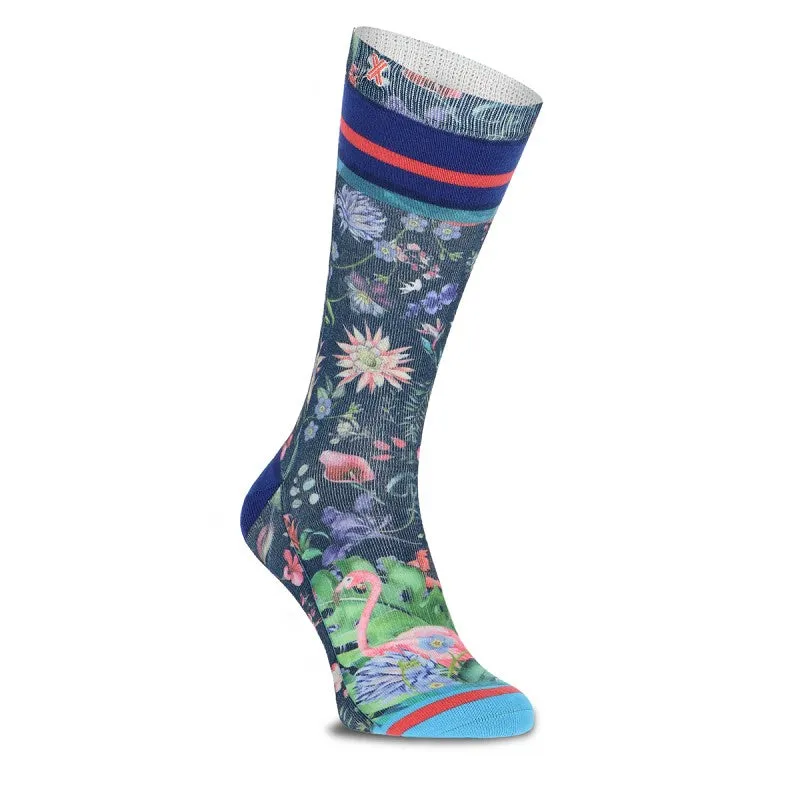 XPOOOS Socken Flamingo